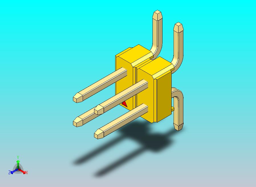 DS1022彩色排针 黄色 04p 100mil 类型SMT 版本1.0.zip