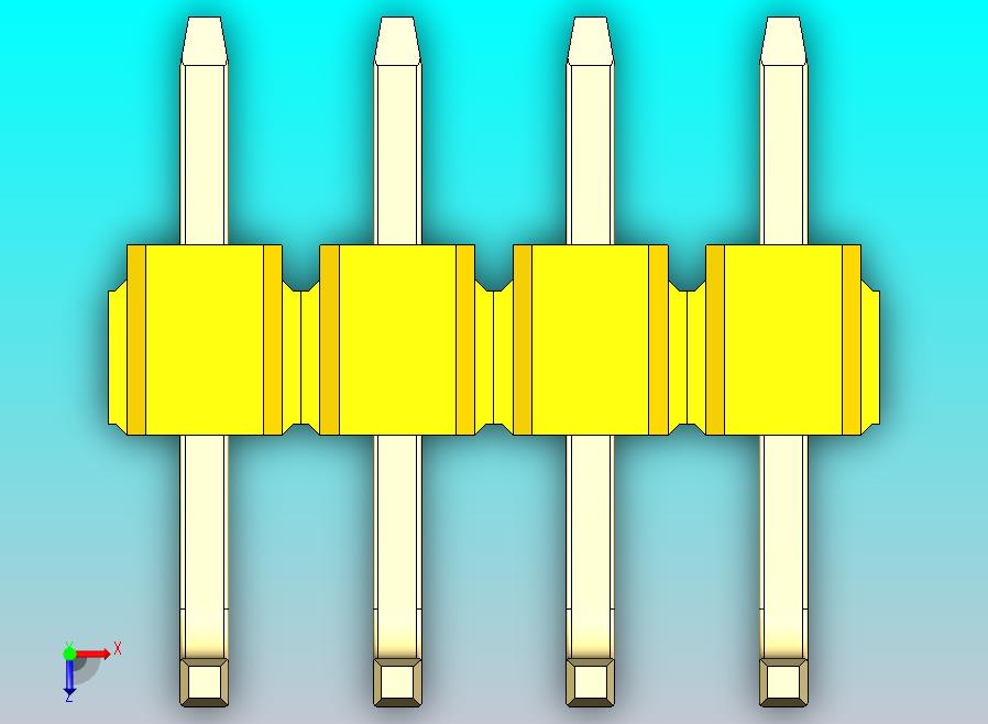 DS1022彩色排针 黄色 04p 100mil 类型U 版本1.0.zip