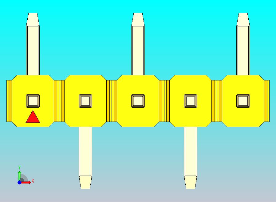DS1022彩色排针 黄色 05P 100mil 类型 SMT R1 版本1.0.zip