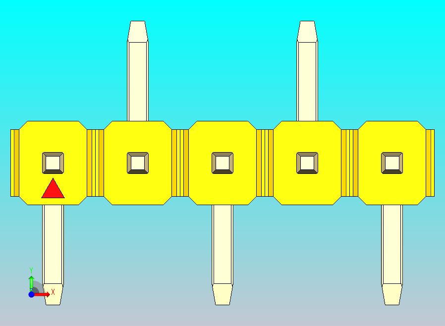 DS1022彩色排针 黄色 05P 100mil 类型 SMT R2 版本1.0.zip