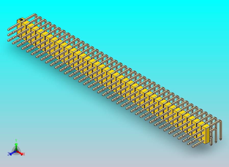 DS1022彩色排针 黄色 3x40p 100mil 类型D 版本1.0.zip