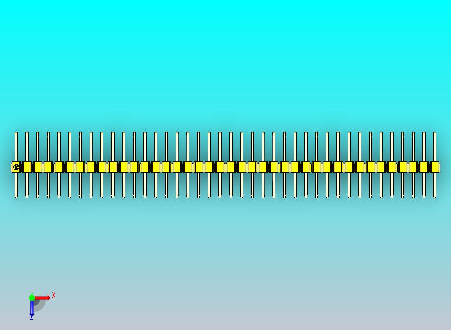 DS1022彩色排针 黄色 3x40p 100mil 类型D 版本1.0.zip