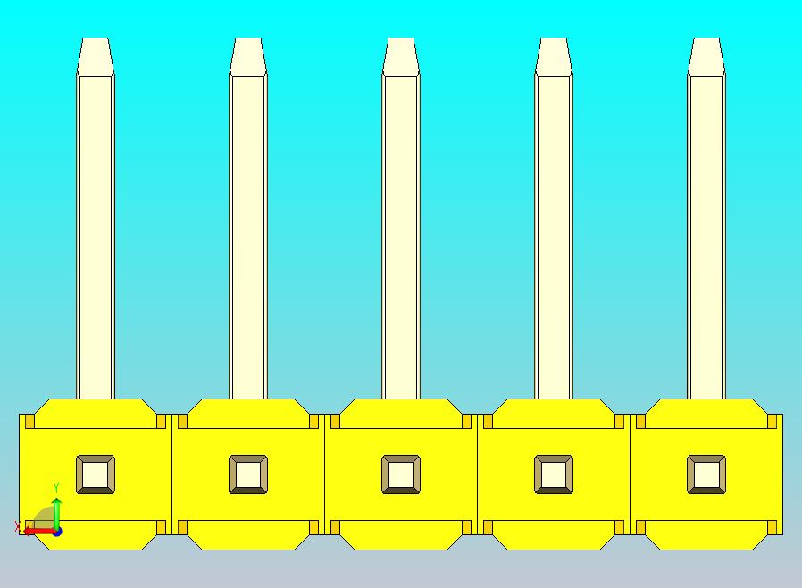 DS1022彩色排针 黄色 05p 100mil 类型U 版本1.0.zip