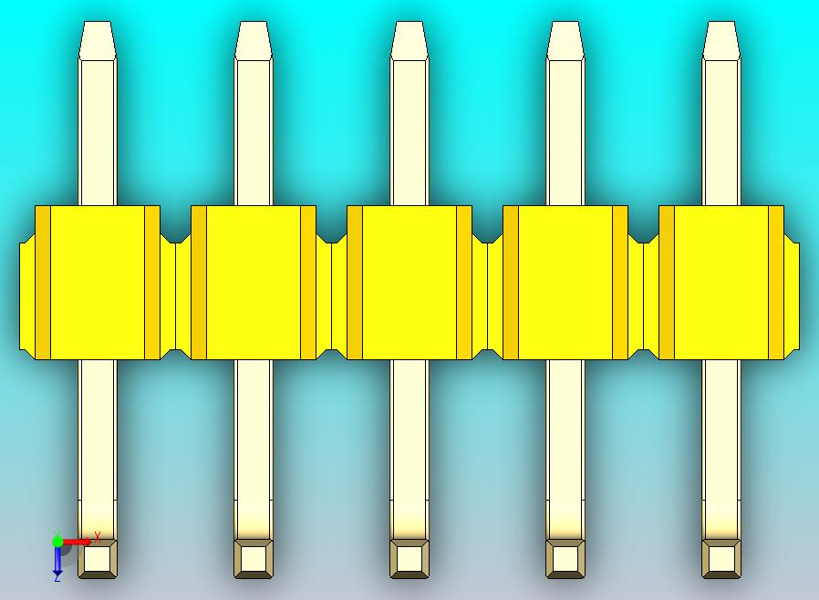 DS1022彩色排针 黄色 05p 100mil 类型U 版本1.0.zip