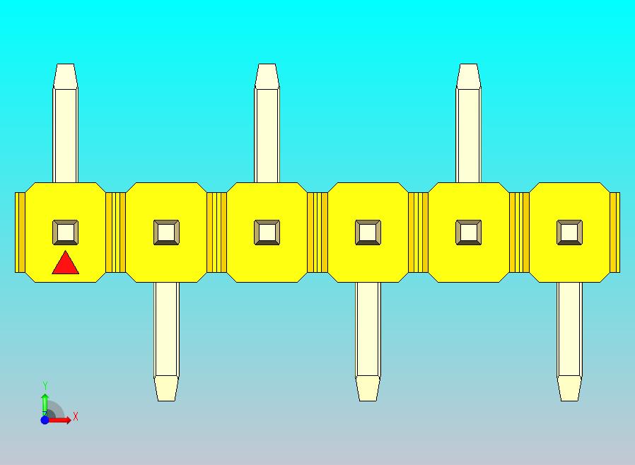DS1022彩色排针 黄色 06p 100mil 类型 SMT R1 版本1.0.zip