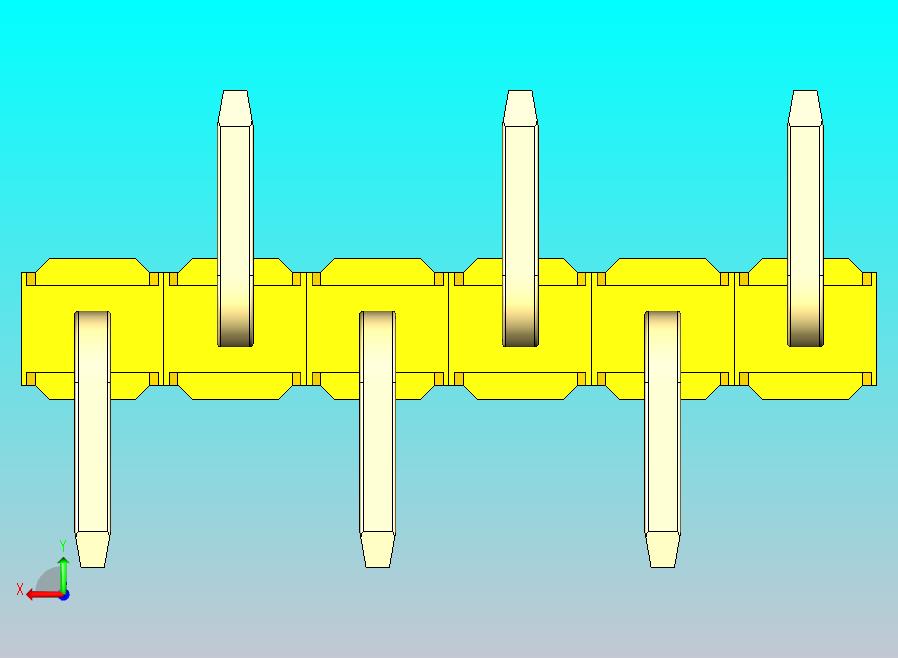 DS1022彩色排针 黄色 06p 100mil 类型 SMT R1 版本1.0.zip