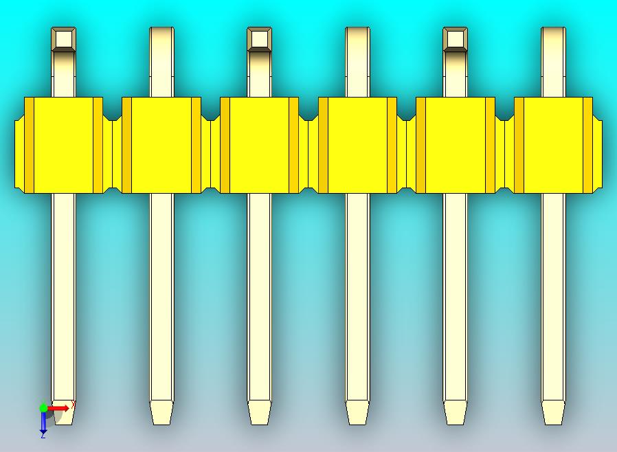 DS1022彩色排针 黄色 06p 100mil 类型 SMT R1 版本1.0.zip