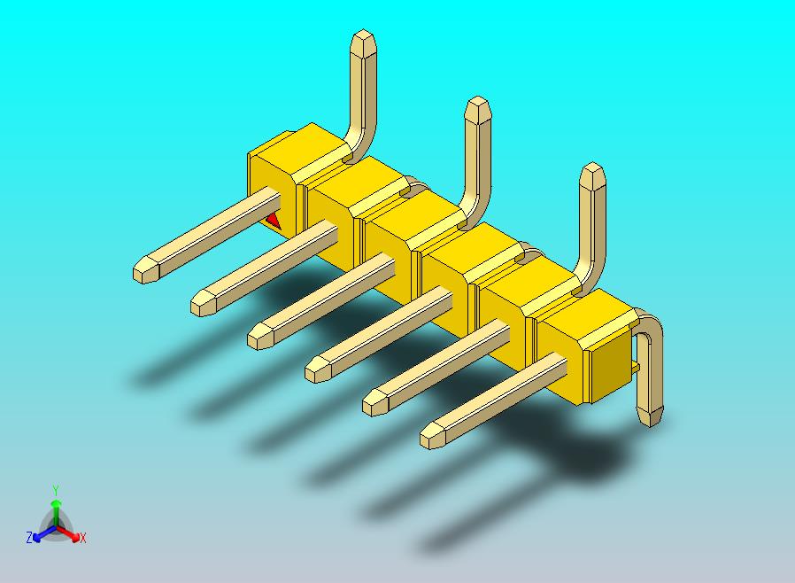 DS1022彩色排针 黄色 06p 100mil 类型 SMT R1 版本1.0.zip