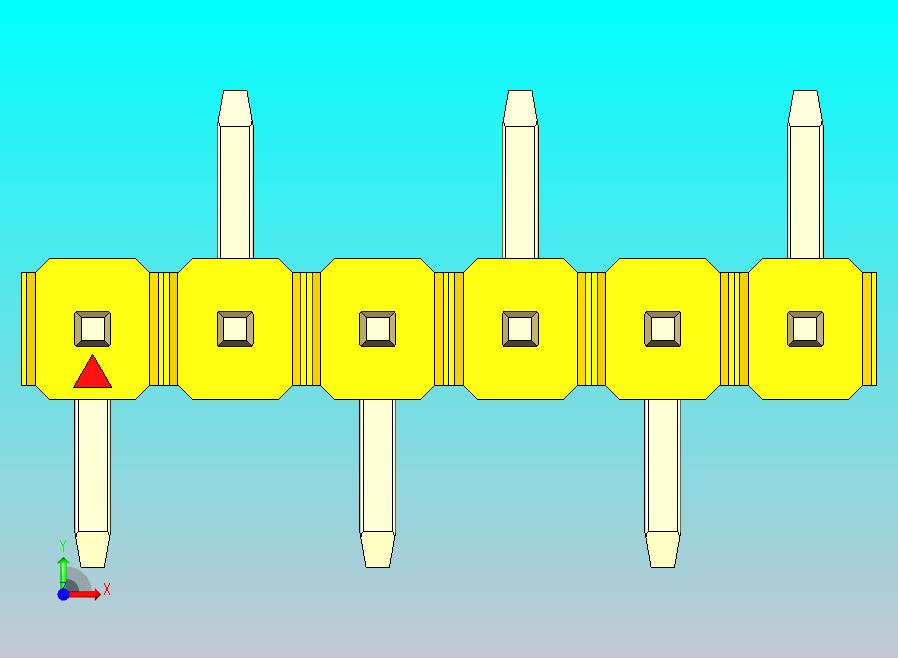 DS1022彩色排针 黄色 06P 100mil 类型 SMT R2 版本1.0.zip