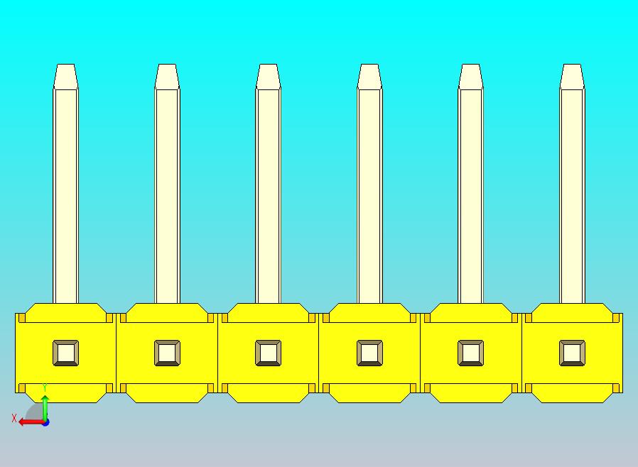 DS1022彩色排针 黄色 06p 100mil 类型U 版本1.0.zip