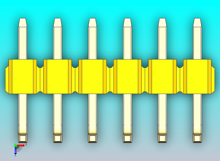 DS1022彩色排针 黄色 06p 100mil 类型U 版本1.0.zip