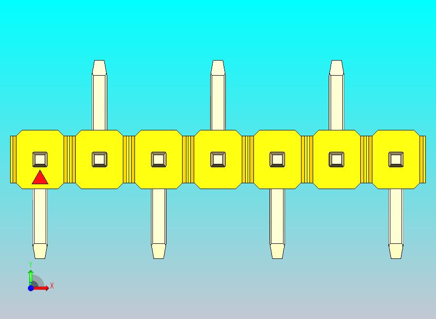 DS1022彩色排针 黄色 07p 100mil SMT 类型 R2 版本1.0.zip