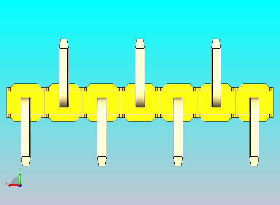 DS1022彩色排针 黄色 07p 100mil SMT 类型 R2 版本1.0.zip