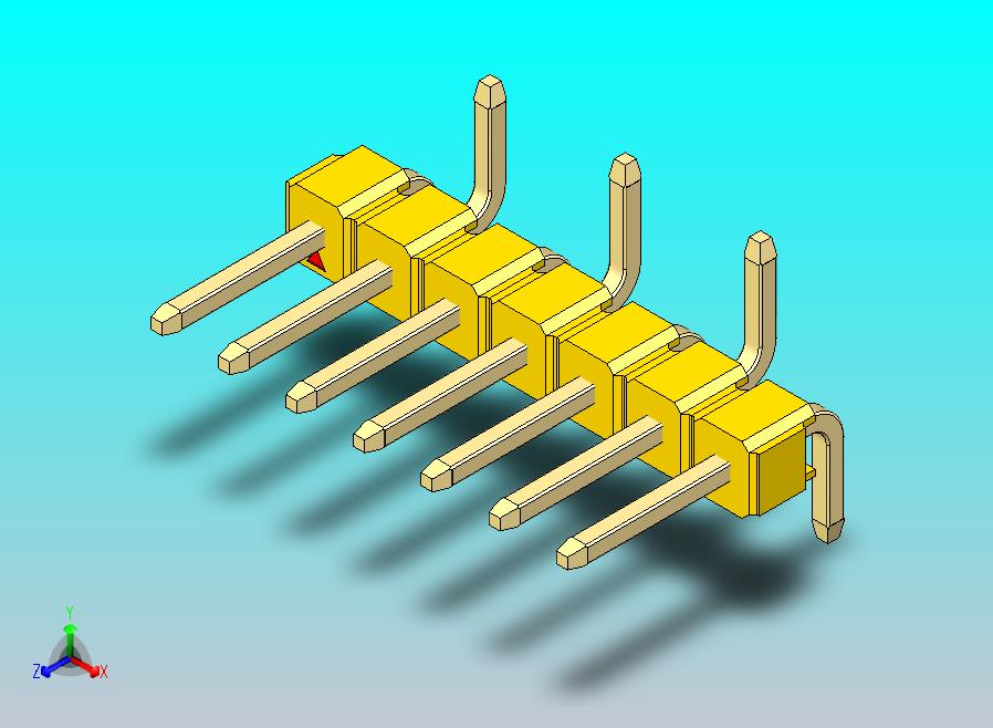 DS1022彩色排针 黄色 07p 100mil SMT 类型 R2 版本1.0.zip