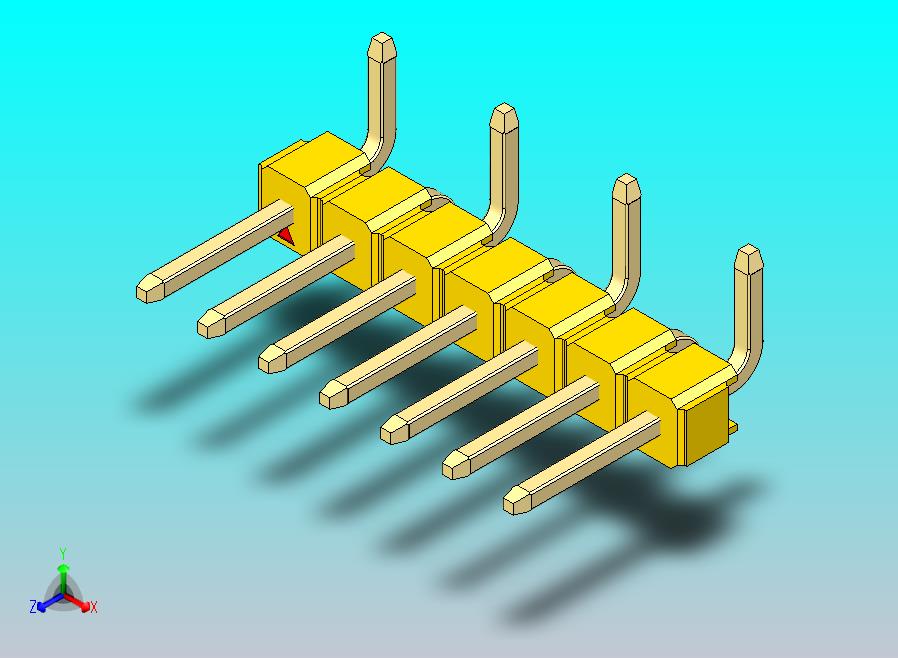 DS1022彩色排针 黄色 07p 100mil 类型 SMT R1 版本1.0.zip