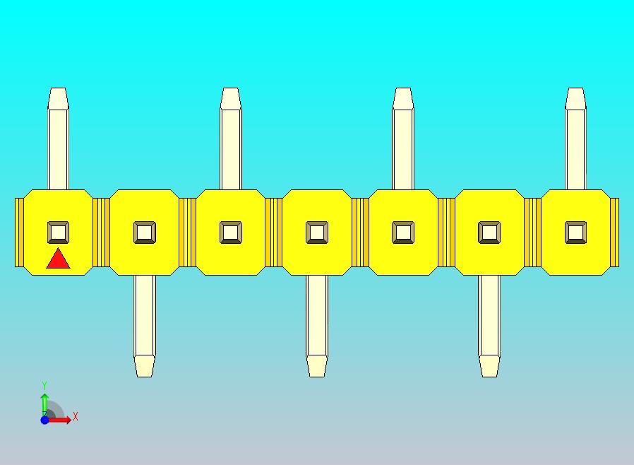 DS1022彩色排针 黄色 07p 100mil 类型 SMT R1 版本1.0.zip