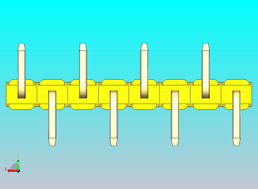 DS1022彩色排针 黄色 08P 100mil 类型 SMT R2 版本1.0.zip