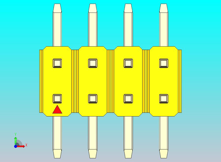 DS1022彩色排针 黄色 08P 100mil 类型SMT 版本1.0.zip