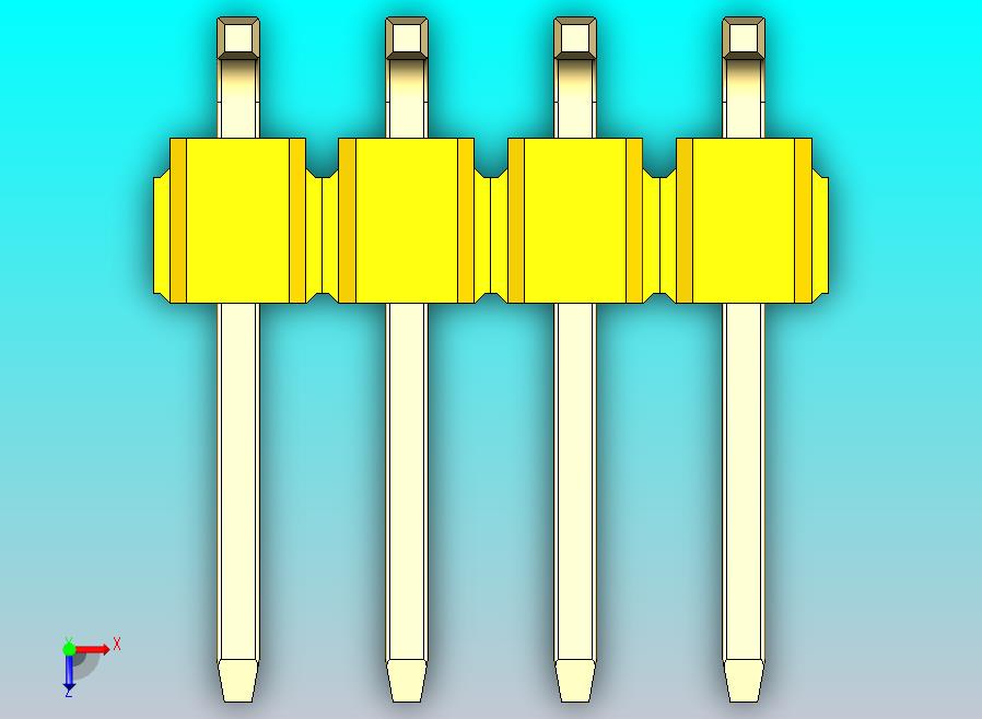 DS1022彩色排针 黄色 08P 100mil 类型SMT 版本1.0.zip