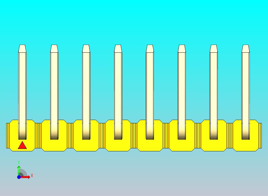 DS1022彩色排针 黄色 08p 100mil 类型U 版本1.0.zip