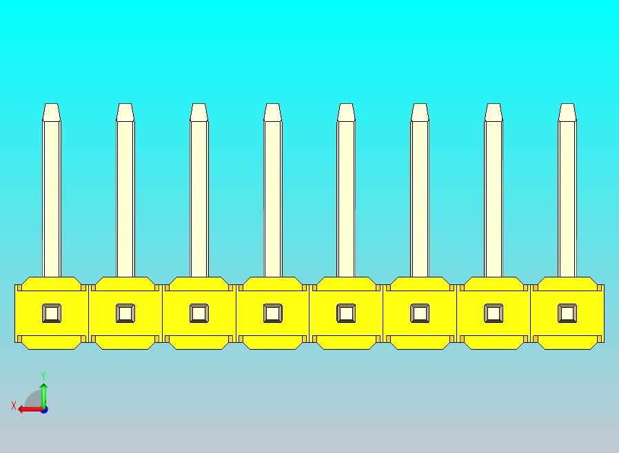 DS1022彩色排针 黄色 08p 100mil 类型U 版本1.0.zip