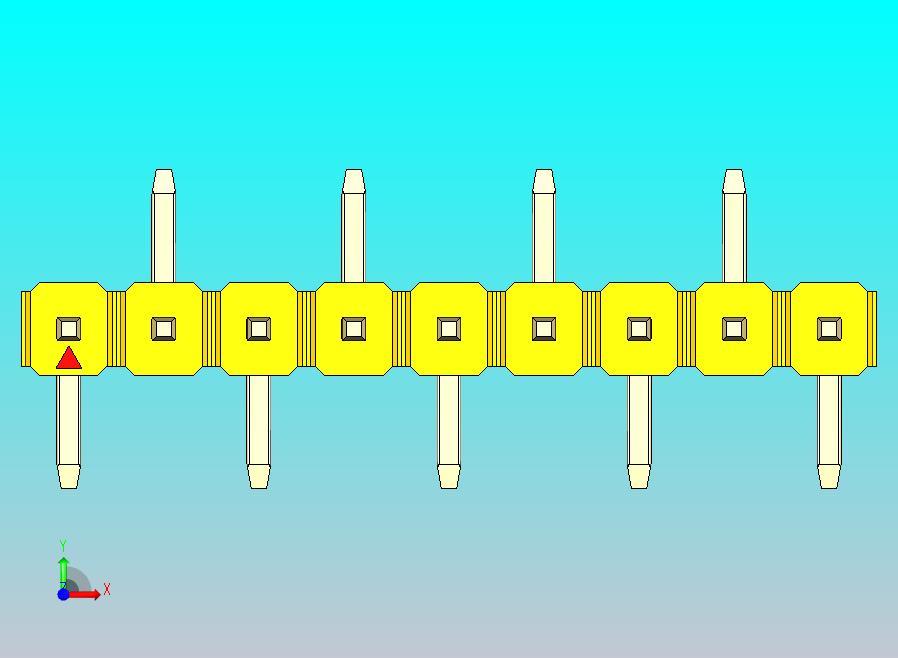 DS1022彩色排针 黄色 09p 100mil SMT 类型 R2 版本1.0.zip