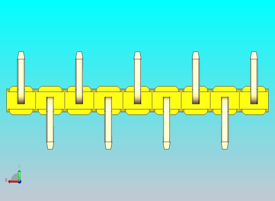DS1022彩色排针 黄色 09P 100mil 类型 SMT R1 版本1.0.zip