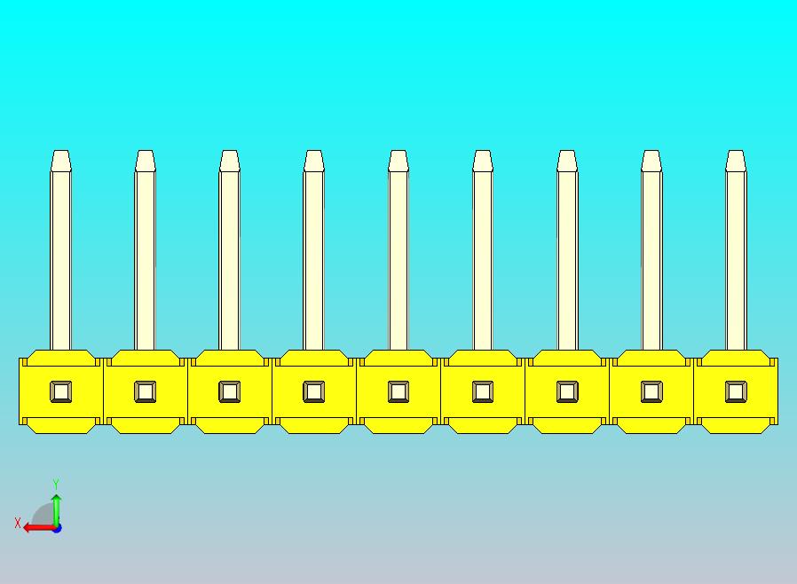 DS1022彩色排针 黄色 09p 100mil 型号U 版本1.0.zip