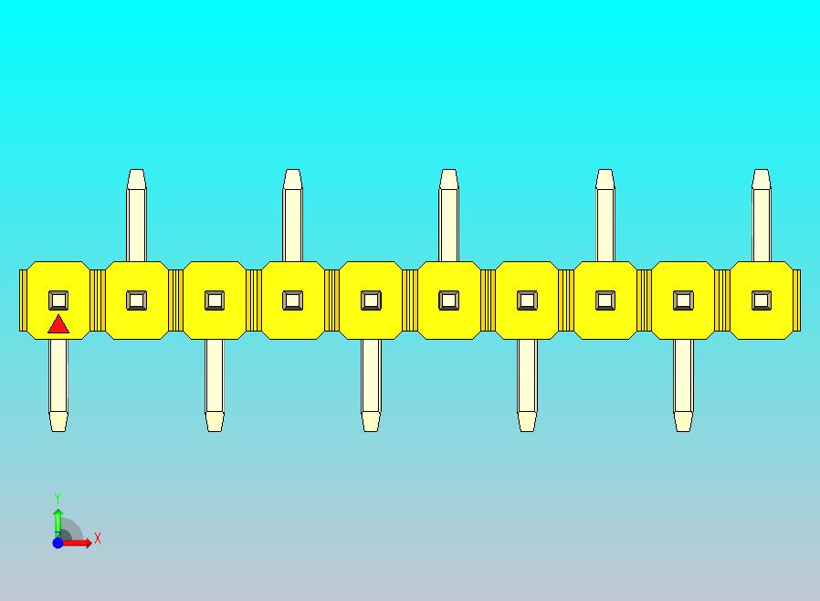 DS1022彩色排针 黄色 10P 100mil SMT 类型 R2 版本1.0.zip