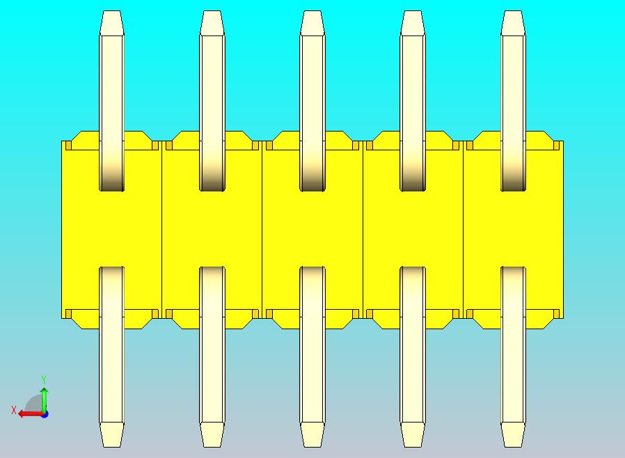DS1022彩色排针 黄色 10P 100mil SMT类型 版本1.0.zip