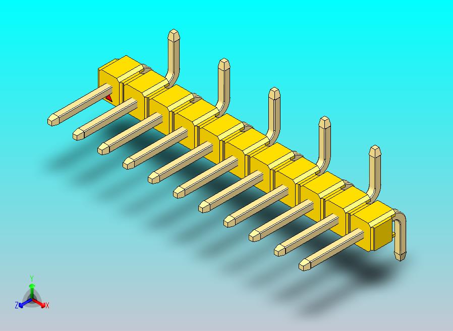 DS1022彩色排针 黄色 11p 100mil 类型 SMT R2 版本1.0.zip