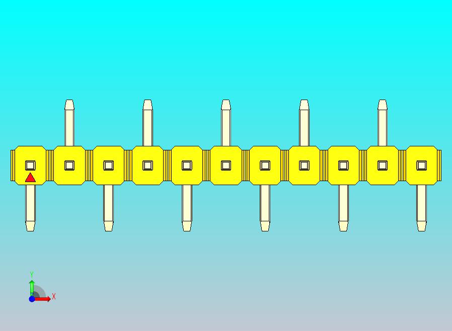 DS1022彩色排针 黄色 11p 100mil 类型 SMT R2 版本1.0.zip