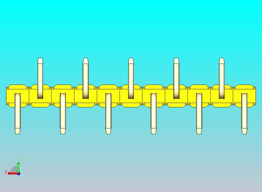 DS1022彩色排针 黄色 11p 100mil 类型 SMT R2 版本1.0.zip