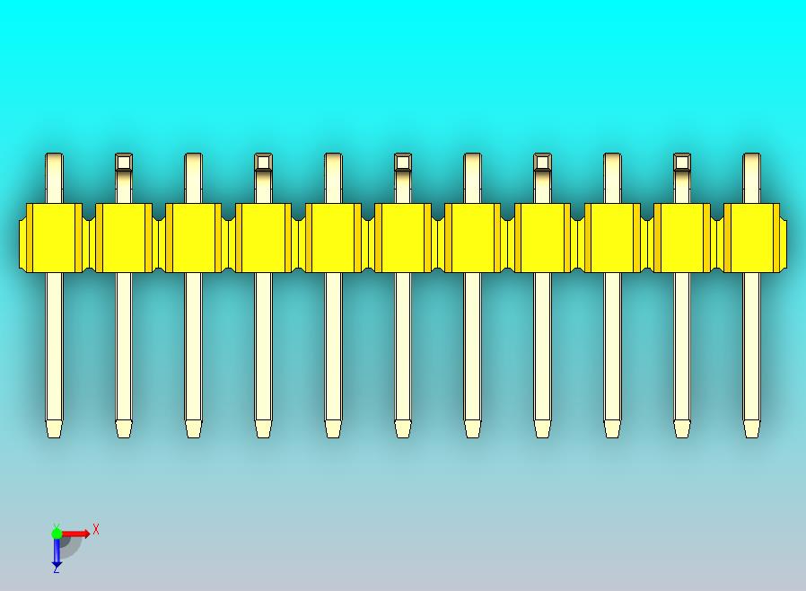 DS1022彩色排针 黄色 11p 100mil 类型 SMT R2 版本1.0.zip