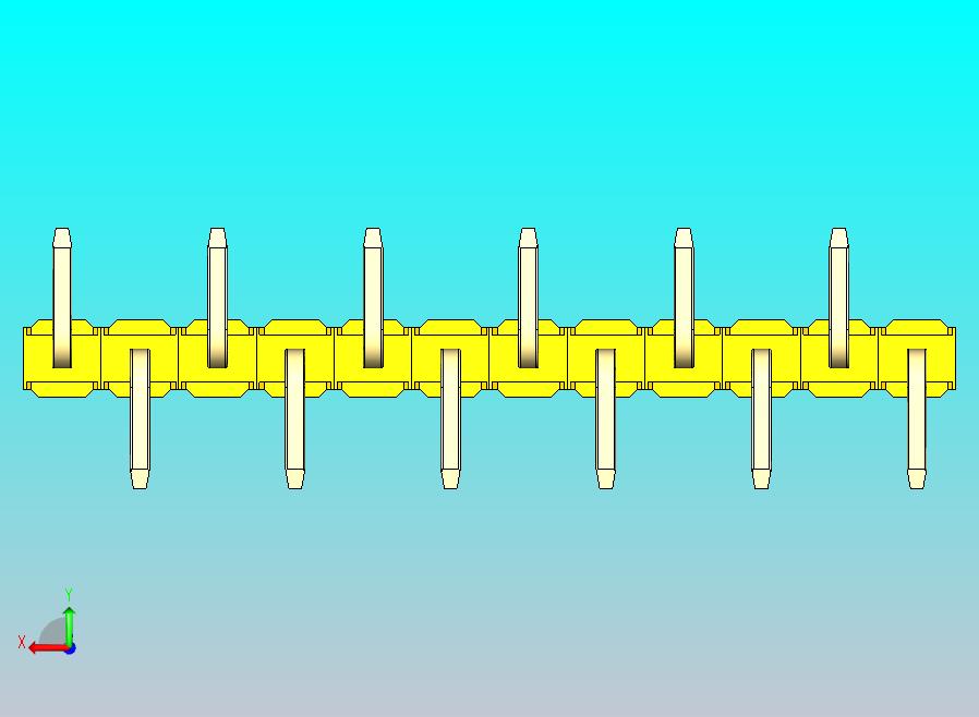DS1022彩色排针 黄色 12P 100mil SMT 类型 R2 版本1.0.zip