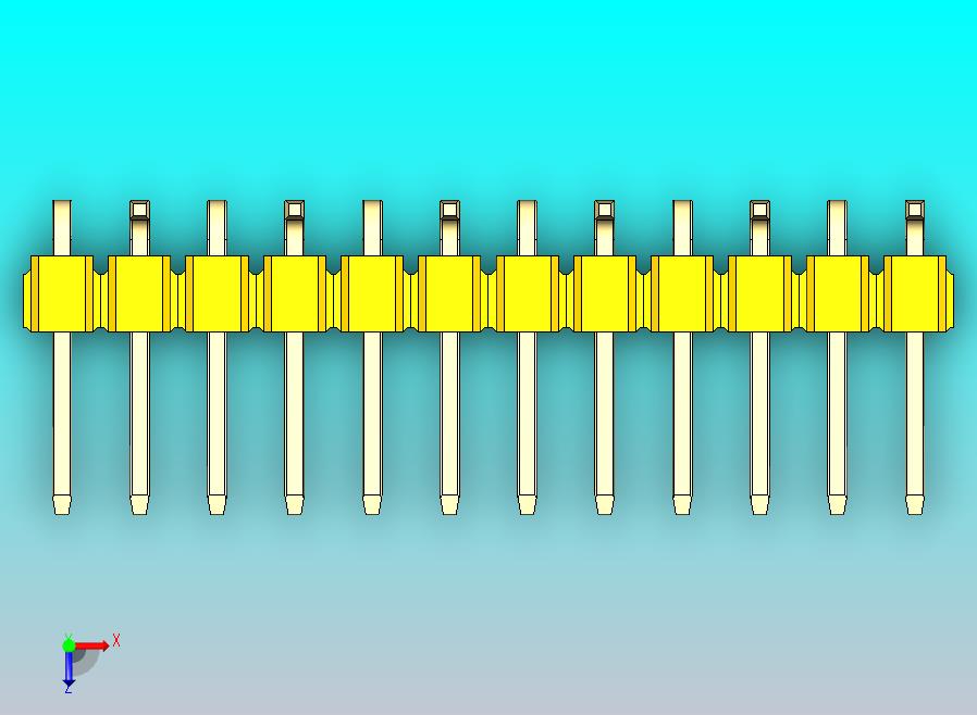 DS1022彩色排针 黄色 12P 100mil SMT 类型 R2 版本1.0.zip