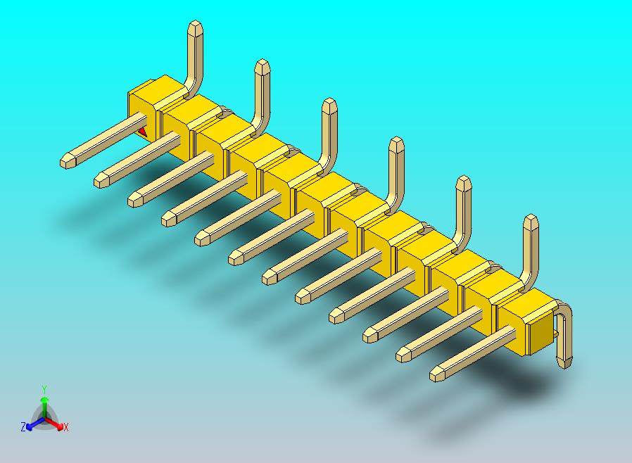 DS1022彩色排针 黄色 12p 100mil SMT类型 R1 版本1.0.zip