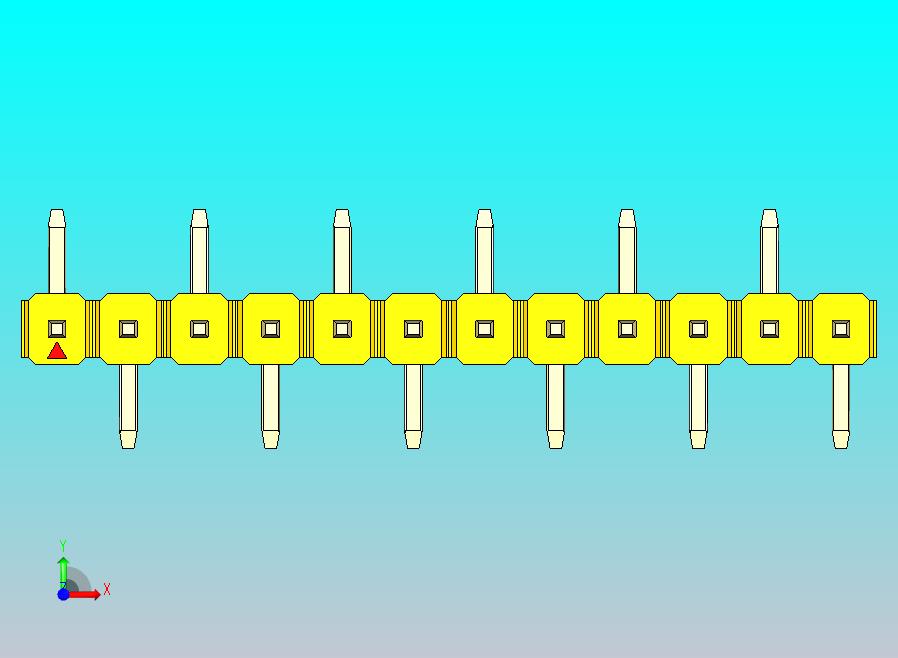 DS1022彩色排针 黄色 12p 100mil SMT类型 R1 版本1.0.zip