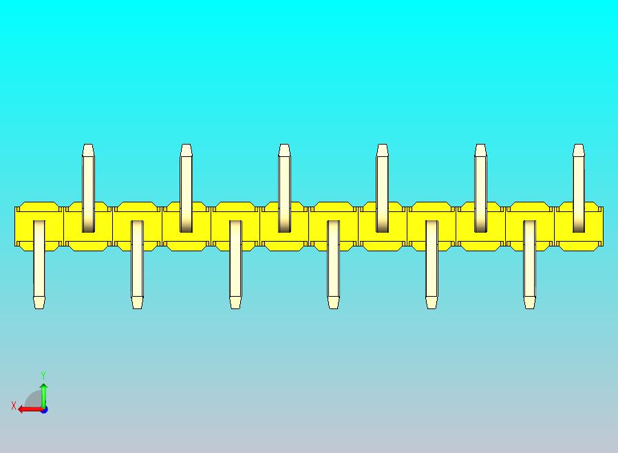 DS1022彩色排针 黄色 12p 100mil SMT类型 R1 版本1.0.zip