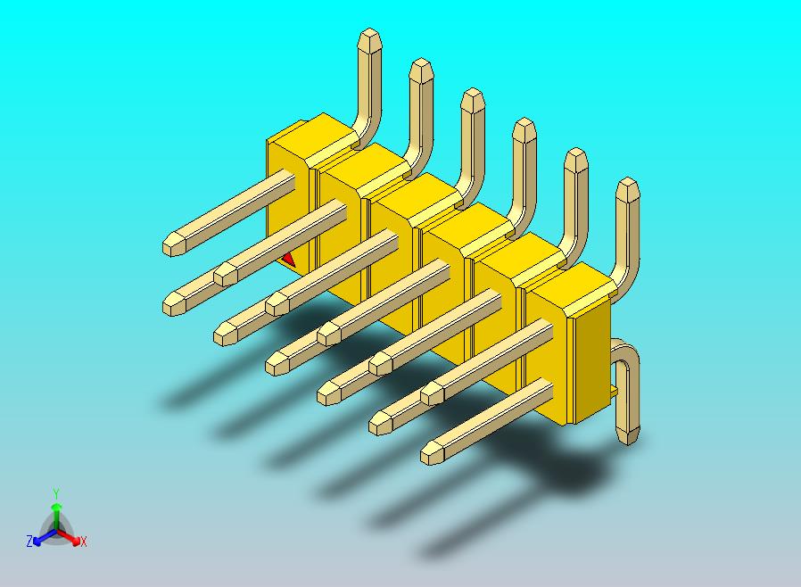DS1022彩色排针 黄色 12p 100mil 类型SMT 版本1.0.zip