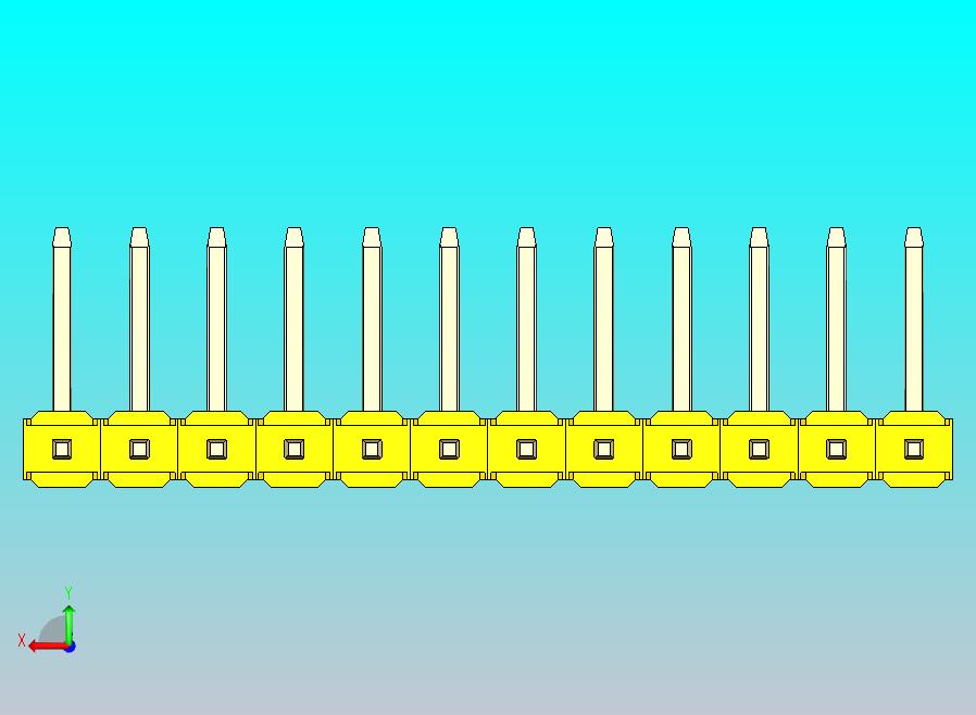 DS1022彩色排针 黄色 12P 100mil 类型U 版本1.0.zip