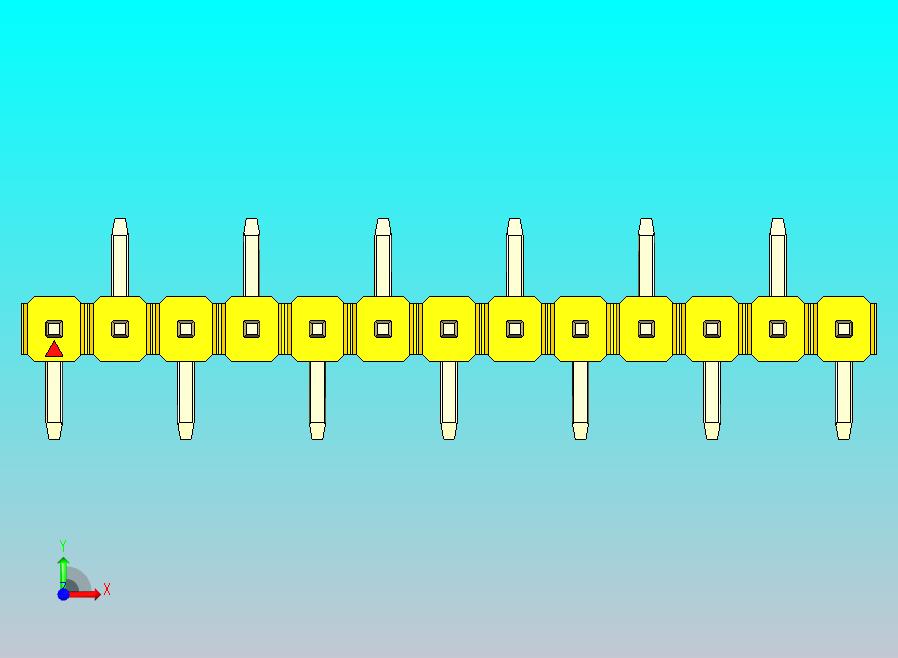 DS1022彩色排针 黄色 13p 100mil SMT类型 R2 版本1.0.zip