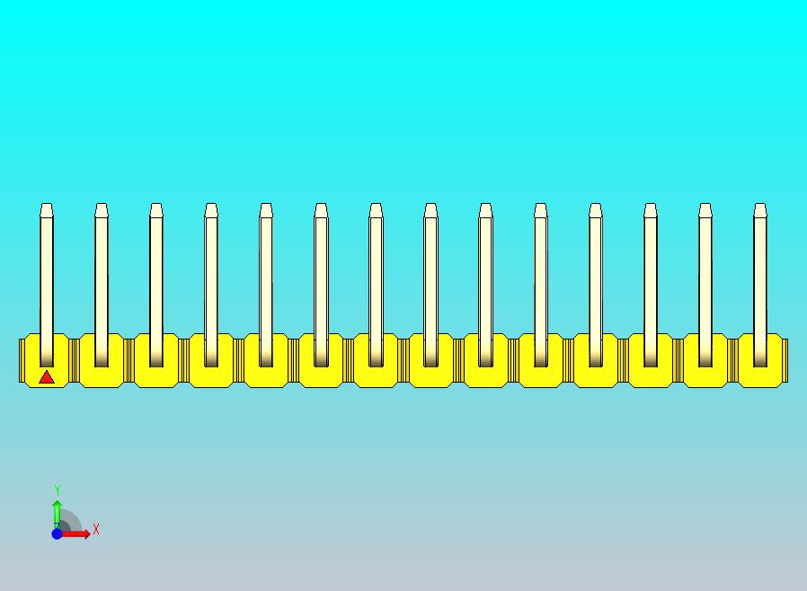 DS1022彩色排针 黄色 14p 100mil 类型U 版本1.0.zip
