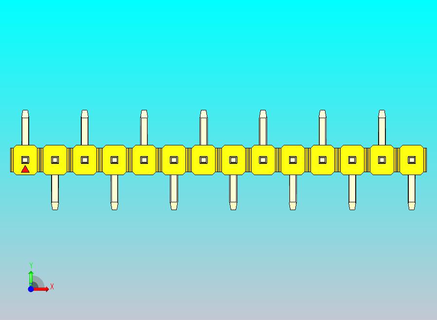 DS1022彩色排针 黄色 14针 100密尔 类型 SMT R1 版本1.0.zip