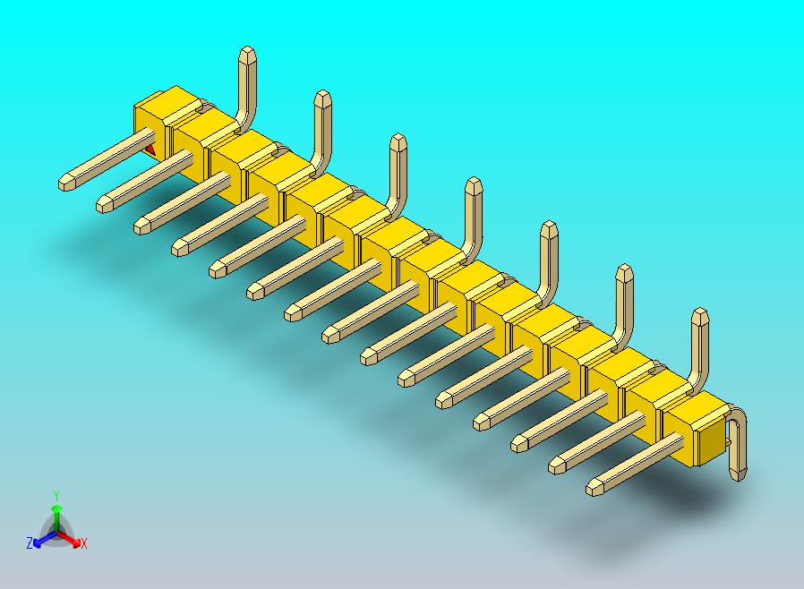 DS1022彩色排针 黄色 15P 100mil 类型 SMT R2 版本1.0.zip