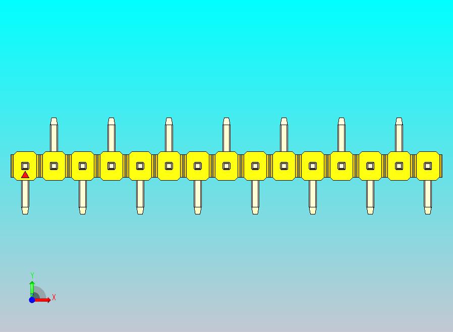 DS1022彩色排针 黄色 15P 100mil 类型 SMT R2 版本1.0.zip