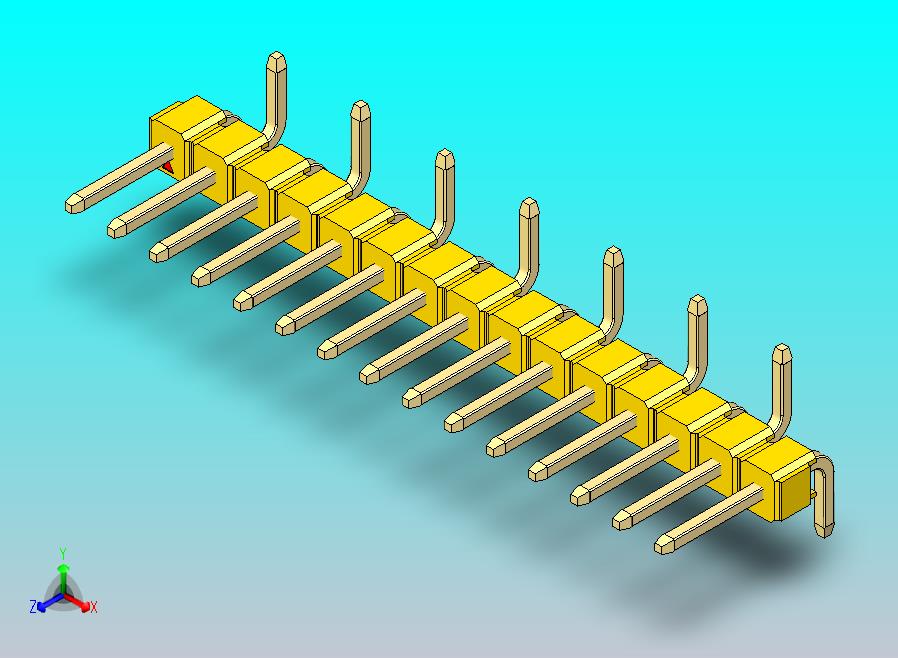 DS1022彩色排针 黄色 15P 100mil 类型 SMT R2 版本1.0.zip
