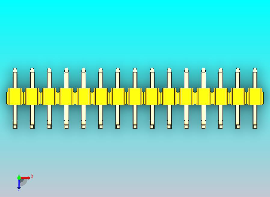 DS1022彩色排针 黄色 15P 100mil 型号U 版本1.0.zip