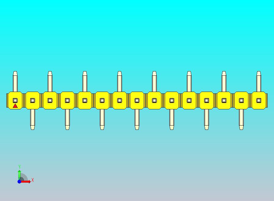 DS1022彩色排针 黄色 15P 100密尔 SMT类型 R1 版本1.0.zip