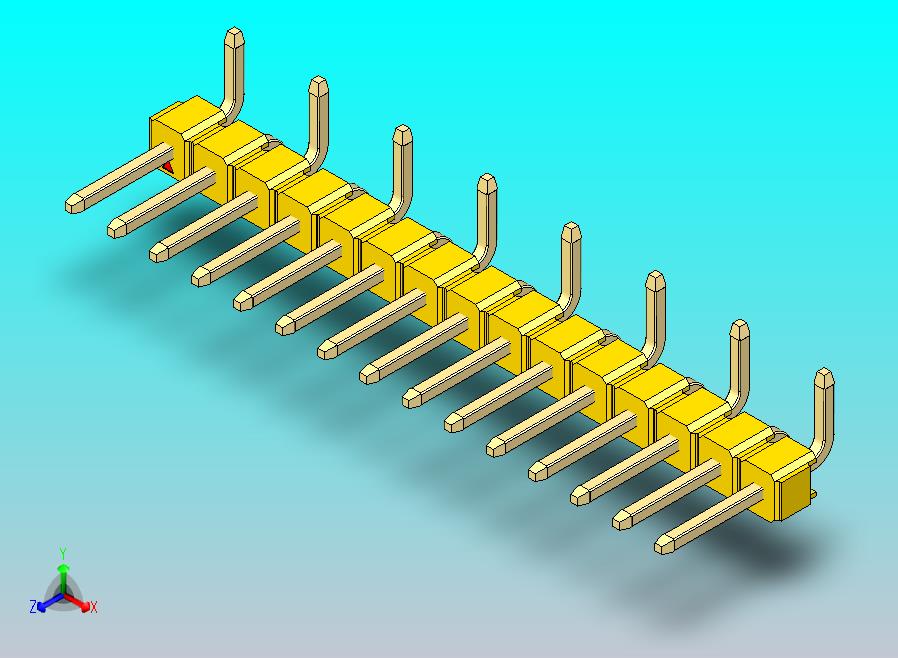 DS1022彩色排针 黄色 15P 100密尔 SMT类型 R1 版本1.0.zip